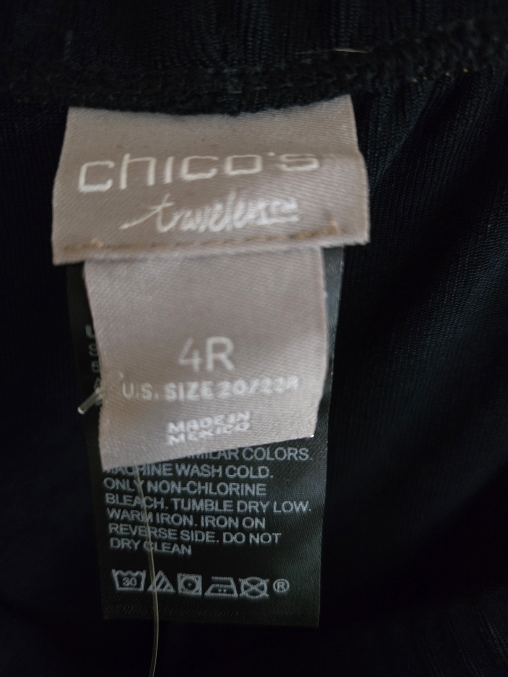 Deep Navy Blue Wide-Leg Pull-On Pants - Classic Comfort - Picture 3 of 3